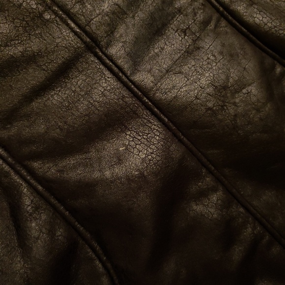Dolce Cabo Faux Leather & Faux Fur Lined Vest-L
  - Picture 7 of 8